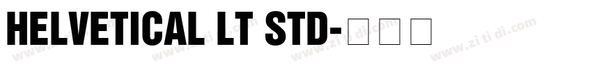 helvetical lt std字体转换
